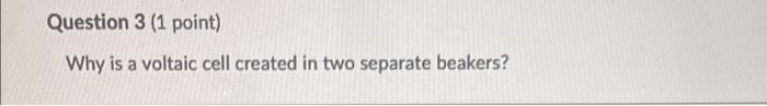 Question 1 1 Point How Can Oxidation Numbers Help You Determine A Redox Reaction When Are Oxidation Numbers Used Inst 3