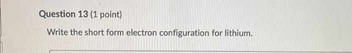 Question 1 1 Point How Can Oxidation Numbers Help You Determine A Redox Reaction When Are Oxidation Numbers Used Inst 10