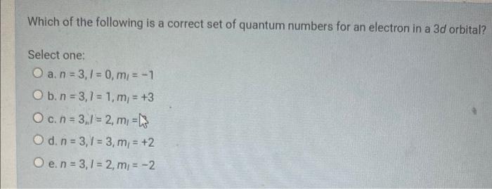 Which Of The Following Elements Has The Largest Number Of Unpaired Electrons In The Ground State Select One O A K B V 4