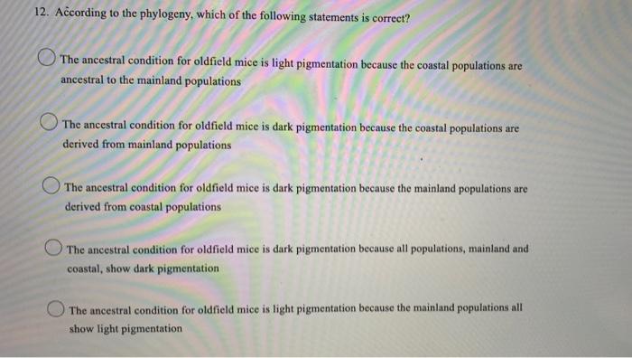 Figure 1 Use The Figure To Answer Questions 1 13 Agouti Mc1r Khi Pigment Active Receptor Repressed Receptor Gulf Mai 3