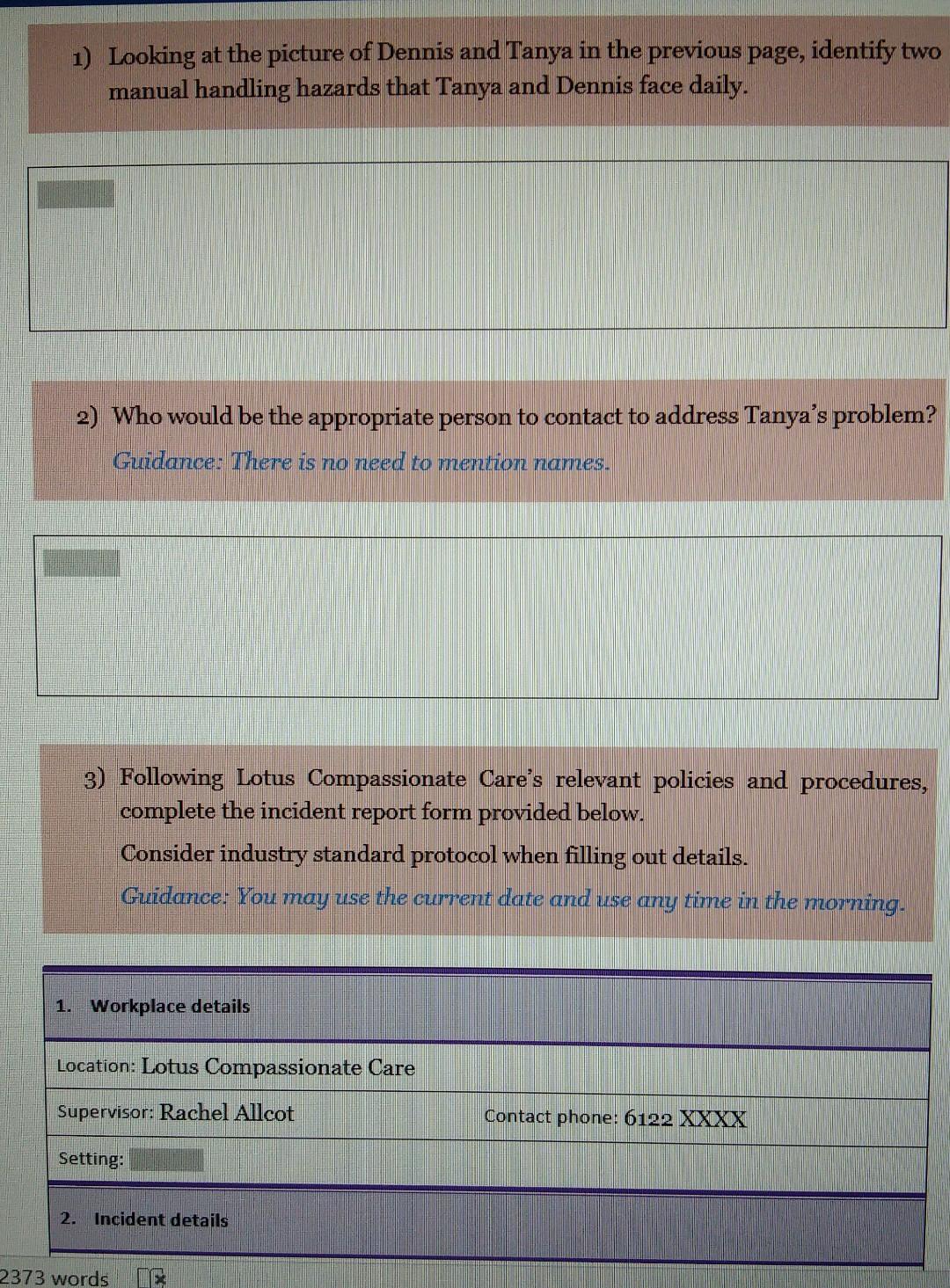 Case 2 The Case Of Dennis Kyle Dennis Kyle Has Been A Resident Of Lotus Compassionate Care For Over A Year Dennis Has 2