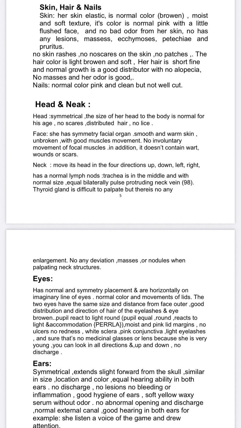 I Want The Physical Assessment From Head To Toe For A Pt Who Looks Normal Except That He Is Bald And Had Constipation 2