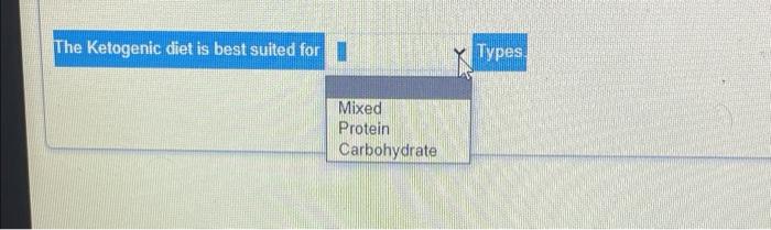 The Ketogenic Diet Is Best Suited For Types Mixed Protein Carbohydrate 1