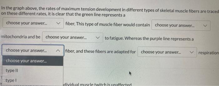 Tensinn Time Msec In The Graph Above The Rates Of Maximum Tension Development In Different Types Of Skeletal Muscle F 5