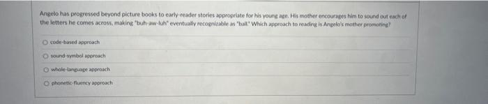 Angelo Has Progressed Beyond Picture Books To Early Reader Stories Appropriate For His Young Age His Mother Encourages 1