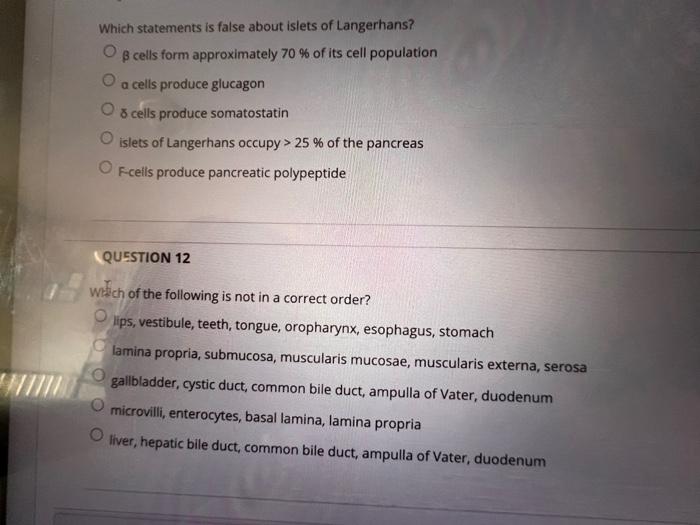 Question 1 Which Of The Following Is Noqproduced By Hepatocytes Albumins Prothrombin O Bile Lipoproteins Secretin Quest 6