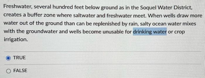 Rising Sea Levels Have The Potential To Cause Increased Salt Levels In Freshwater Marshes And Estuaries And In Agricult 2
