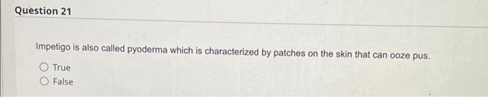 Question 12 90 Of All Oral Herpes Cases Are Caused By Human Herpesvirus 2 O True False Question 15 If You Have A Stro 5