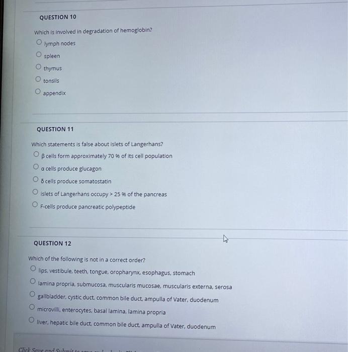 Question 1 Which Of The Following Is Not Produced By Hepatocytes Abumins O Prothrombin Oble Olipoproteins Secretio Que 4