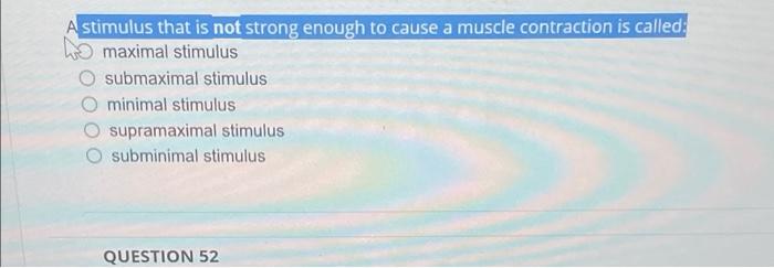 Question 26 In Order For Muscle Relaxation To Occur O Calcium Ions Must Be Transported To Troponin Power Strokes Must S 3