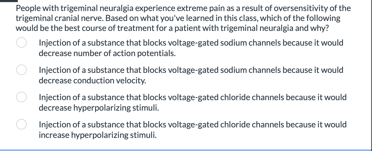 People With Trigeminal Neuralgia Experience Extreme Pain As A Result Of Oversensitivity Of The Trigeminal Cranial Nerve 1