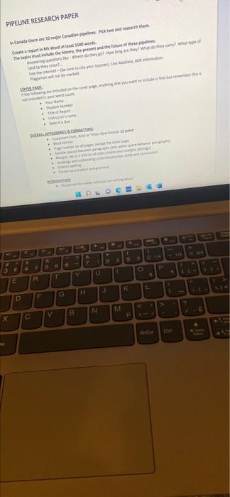 Pipeline Research Paper In Canada There Are 10 Major Canadian Pipelines Pick Two And Research Them Create A Report In M 2