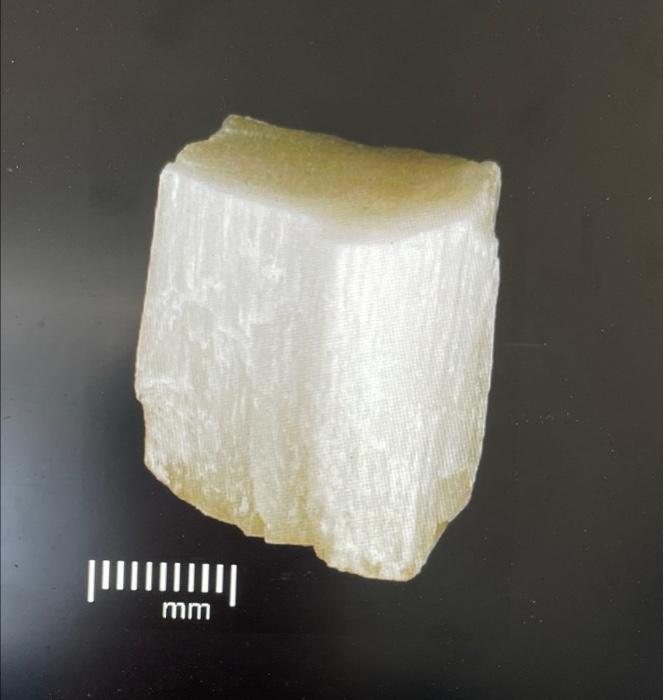 3 Use The Accompanying Chart To Enter The Properties Of The Numbered Mineral Specimens And Determine Their Names 8 B 2