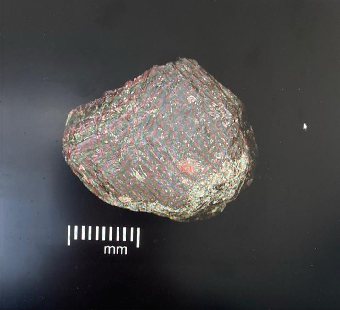 3 Use The Accompanying Chart To Enter The Properties Of The Numbered Mineral Specimens And Determine Their Names 8 B 3