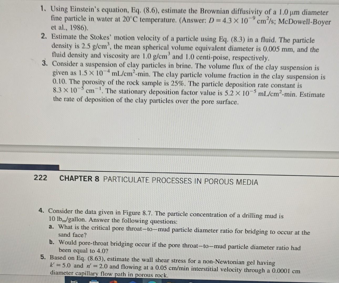 Exercises 1 Consider The Calcium Carbonate Precipitation Reaction Given By Ca Hco3 Caco3 S Co2 G H O A Pres 2