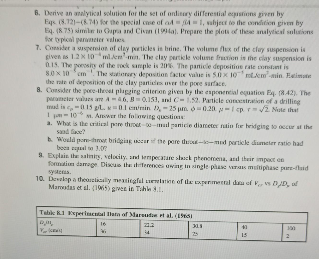 Exercises 1 Consider The Calcium Carbonate Precipitation Reaction Given By Ca Hco3 Caco3 S Co2 G H O A Pres 3
