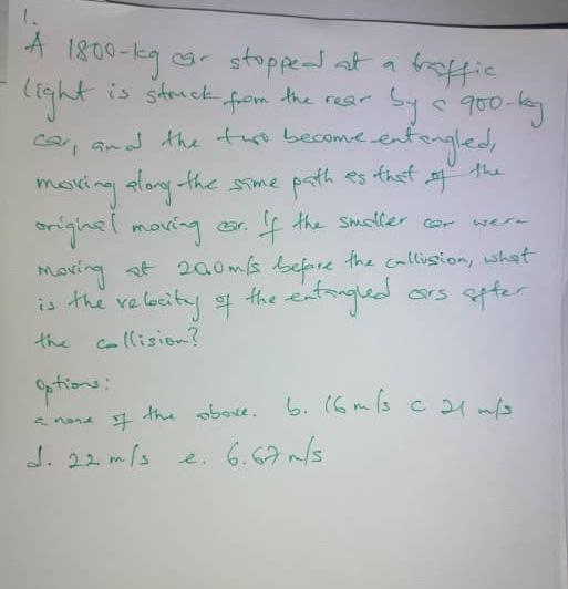 7 The Ning Has A Diameter Of 1 0m In The Ring Swings With Law Amplitude A Vertical Plane Con A Nail Driven Into A Wall 3