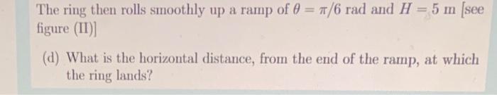 10 Kg And Radius R 2 M Is Initially 5 A Uniform Solid Ring Of Mass M Rotating In Mid Air With Angular Speed 20 Rad S 2