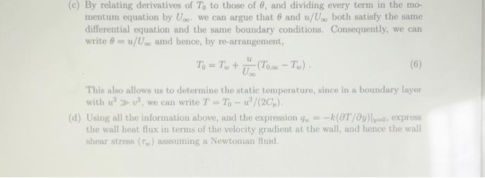 3 Above We Assumed Adiabatic Boundary Condtions For The Temperature Field I E We Prescribed The Temperature Gradient 2