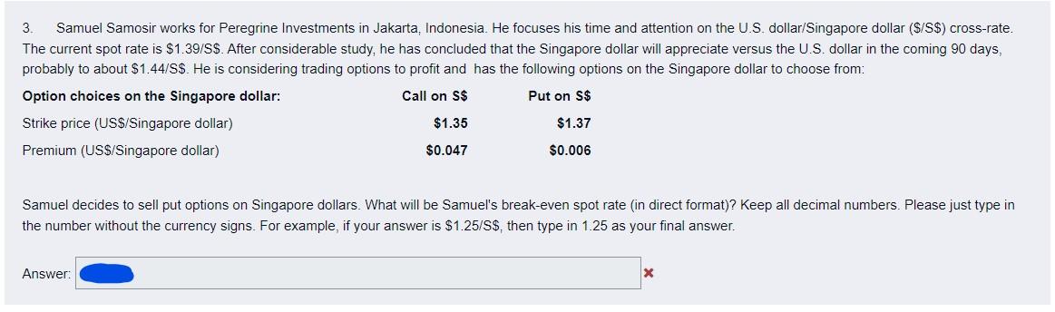 3 Samuel Samosir Works For Peregrine Investments In Jakarta Indonesia He Focuses His Time And Attention On The U S D 1