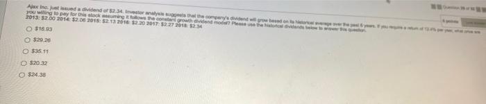 Ajax Inc Just Issued A Dividend Of 2 34 Investor Analysis Suggests That The Company S Dividend Will Grow Based On Ta H 1
