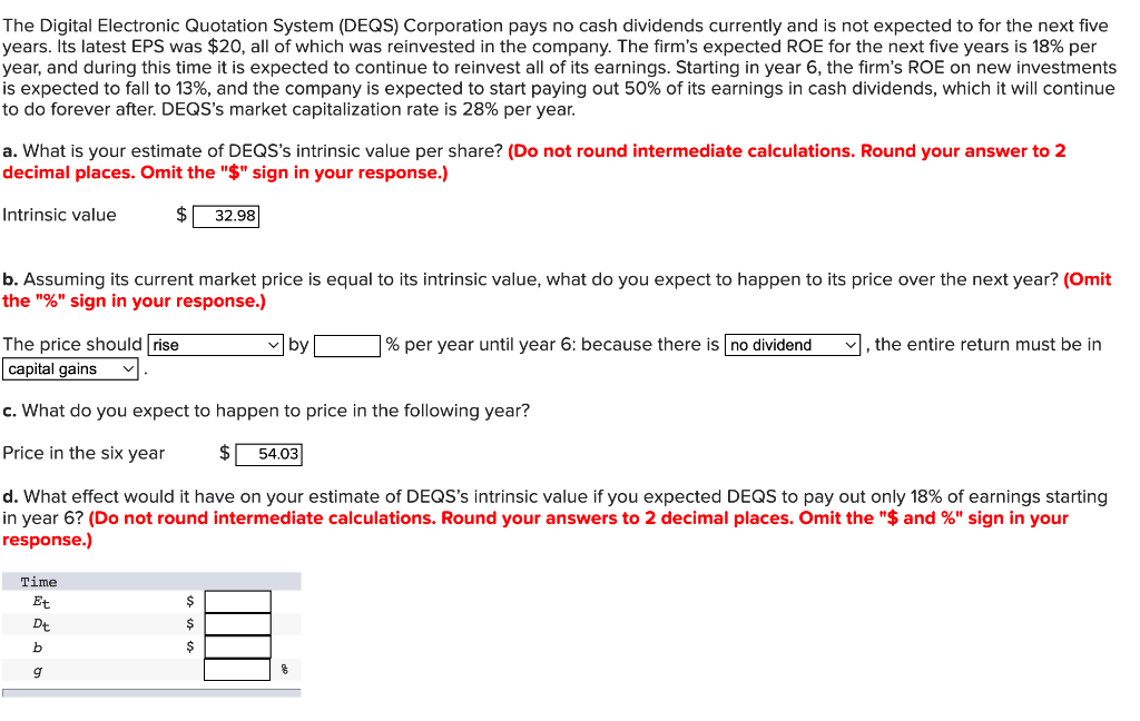 The Digital Electronic Quotation System Deqs Corporation Pays No Cash Dividends Currently And Is Not Expected To For T 1