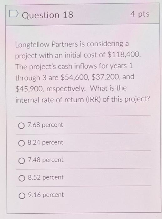 D Question 3 4 Pts A Stock Will Pay A Dividend Of 1 50 One Year From Now The Required Rate Of Return Is 10 1 And The 2