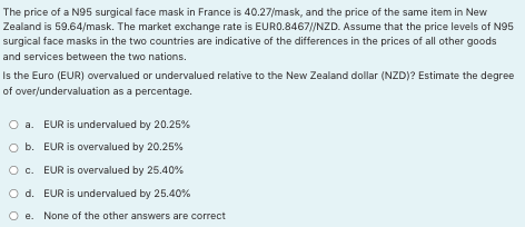 The Price Of A N95 Surgical Face Mask In France Is 40 27 Mask And The Price Of The Same Item In New Zealand Is 59 64 Ma 1