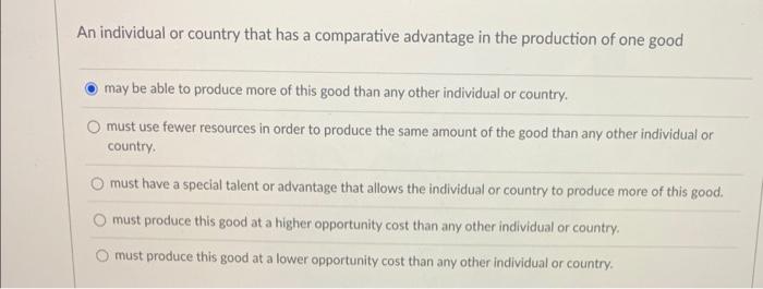 And Specialization Make It Possible To Achieve Gains From Trade Between Nations Competition Comparative Advantage O Tec 2