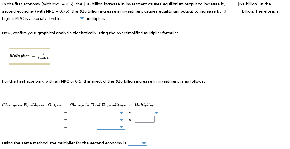 3 The Multiplier And The Mpc Consider Two Closed Economies That Are Identical Except For Their Marginal Propensity To C 3