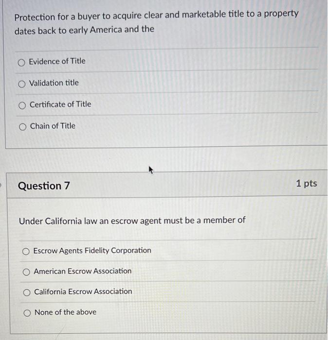 Protection For A Buyer To Acquire Clear And Marketable Title To A Property Dates Back To Early America And The O Evidenc 1