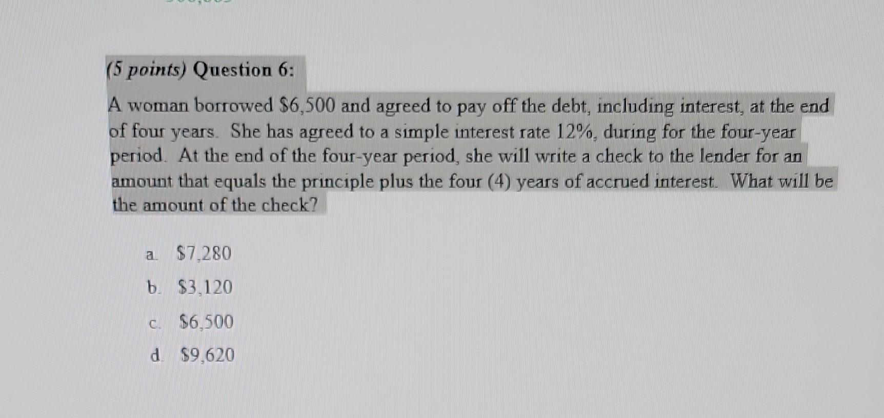 I Need Help With Solving This Question I Am Using Excel To Solve This Problem And Not Getting The Close Answer 1