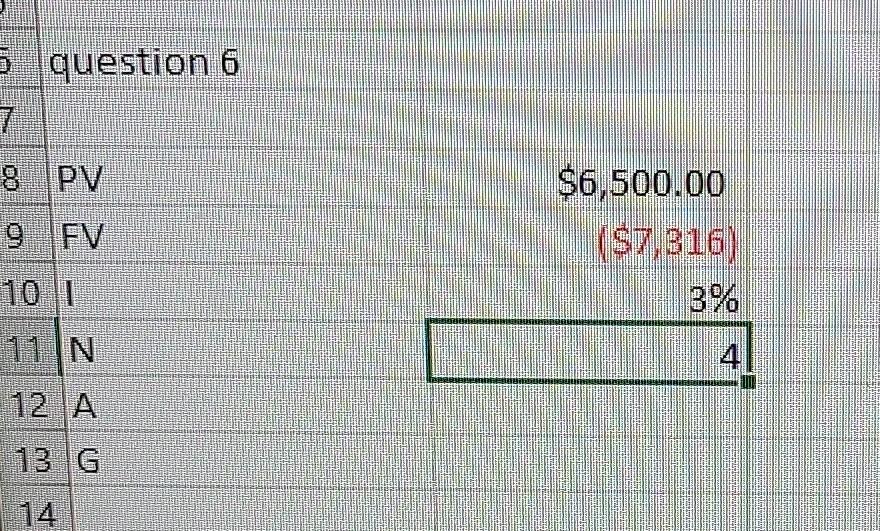 I Need Help With Solving This Question I Am Using Excel To Solve This Problem And Not Getting The Close Answer 2
