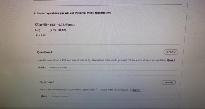 Exercise 1 We Want To Examine The Relationship Between The Height Of Children And Their Parents Studenth Midparh E W 3