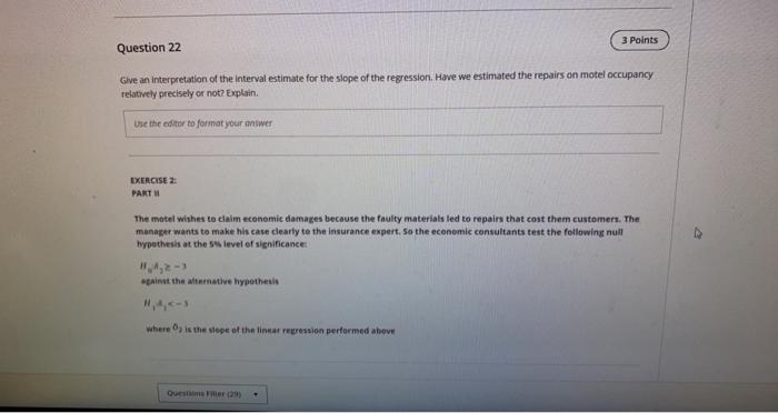 Exercise 2 Part The Owners Of A Motel Discovered That A Defective Product Was Used During Construction It Took Seven M 4