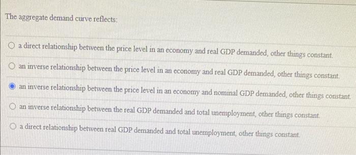 Which Of These Is A Lagging Economic Indicator O Fluctuations In Stock Personal Income Prices The Unemployment Rate Tot 2