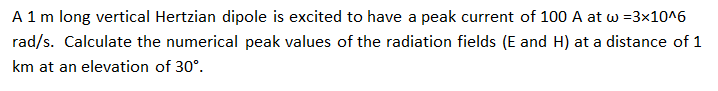 Question Is About Em Radiation 1