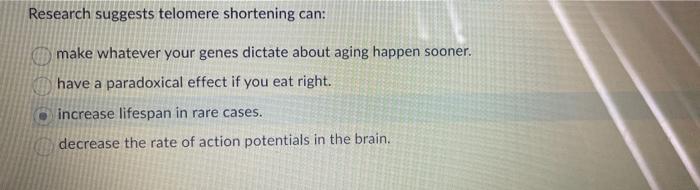 Research Suggests Telomere Shortening Can Make Whatever Your Genes Dictate About Aging Happen Sooner Have A Paradoxica 1