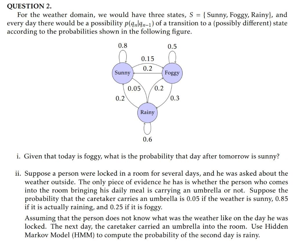 Artificial Intelligence Question 2 1