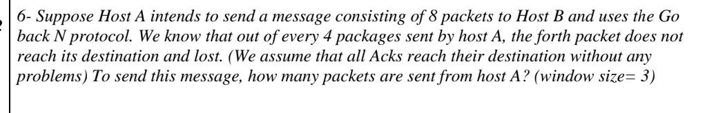 A Question From The Advanced Computer Networking Course I Hope For A Solution As Soon As Possible 1