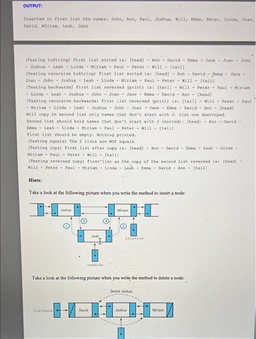Question 2160 Pts Doubly Linked List Programming Assignment Rewrite The Implementation Of A Sorted List Using A Doubly 4