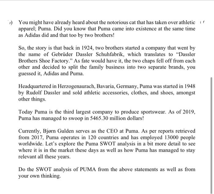 5 You Might Have Already Heard About The Notorious Cat That Has Taken Over Athletic Apparel Puma Did You Know That Pu 1