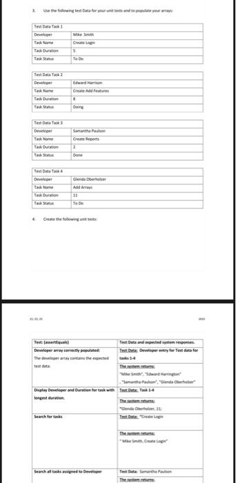 Task 3 Store Data And Display Task Report At The End Of This Specific Task Students Should Be Able To Handle And Manip 2