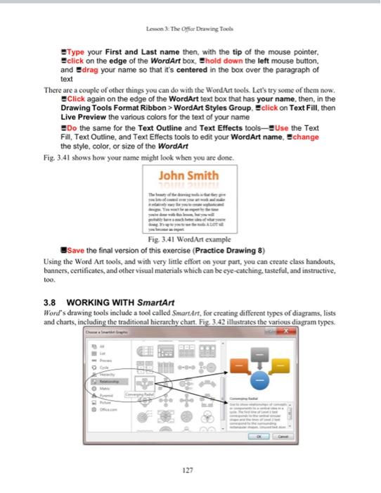 Lesson 3 The Office Drawing Tools Menu Select Send To Back Send Backward This Drops The Top Shape Back Behind The Im 5