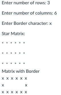 Write A Program Matrix Java That Performs The Following Sample Output Should Look Like This 1