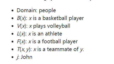 Domain People B X X Is A Basketball Player V X X Plays Volleyball L X X Is An Athlete F X X Is A Football 1