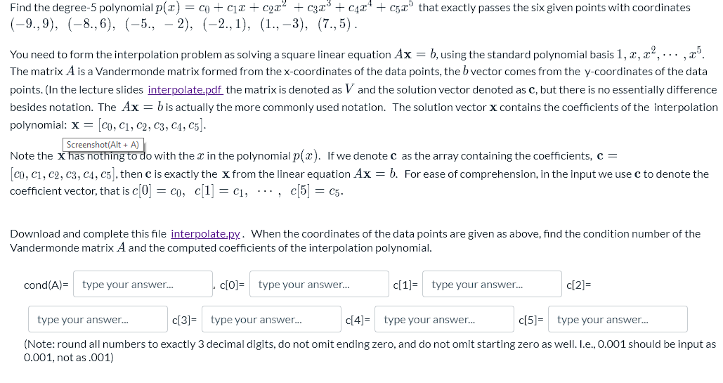 Hw9 Interpolation 1