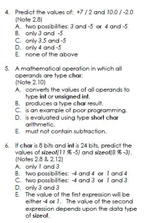 4 Predict The Values Of 7 2 And 10 0 2 0 Note 2 8 A Two Possibilities 3 And 5 Or 4 And 5 B Only 3 And 5 C 1