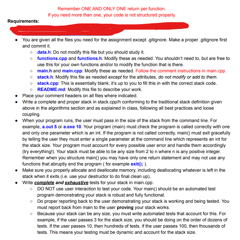 Please Help Me With This Data H Stacks Assignment Do Not Modify This Comment Do Not Modify This File 2