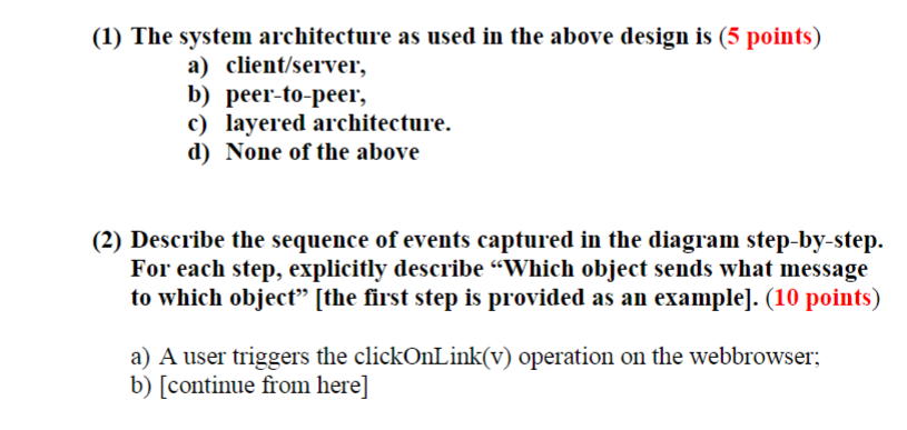 The Following Is A Uml Sequence Diagram 2